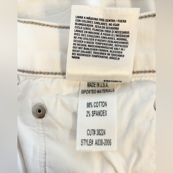 Agolde White Jean Shorts - Picture 11 of 11